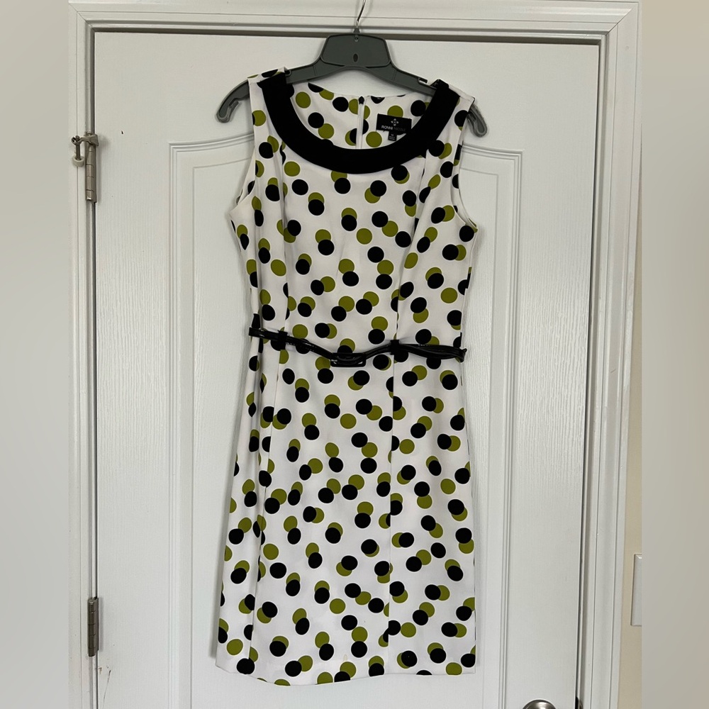 Ronni Nicole Polka-Dot Dress